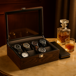 Boîte à Montre en bois de noyer
