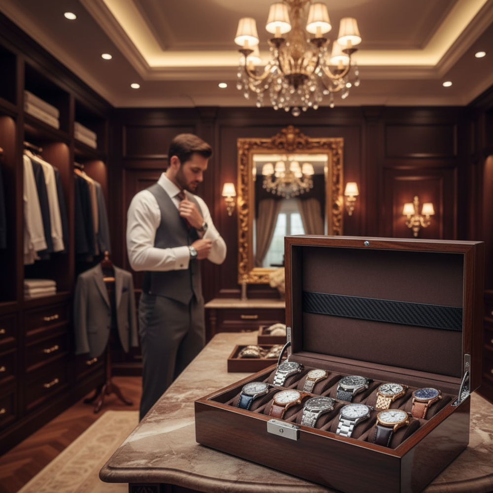 Le rangement adapté à chaque collection de montres.